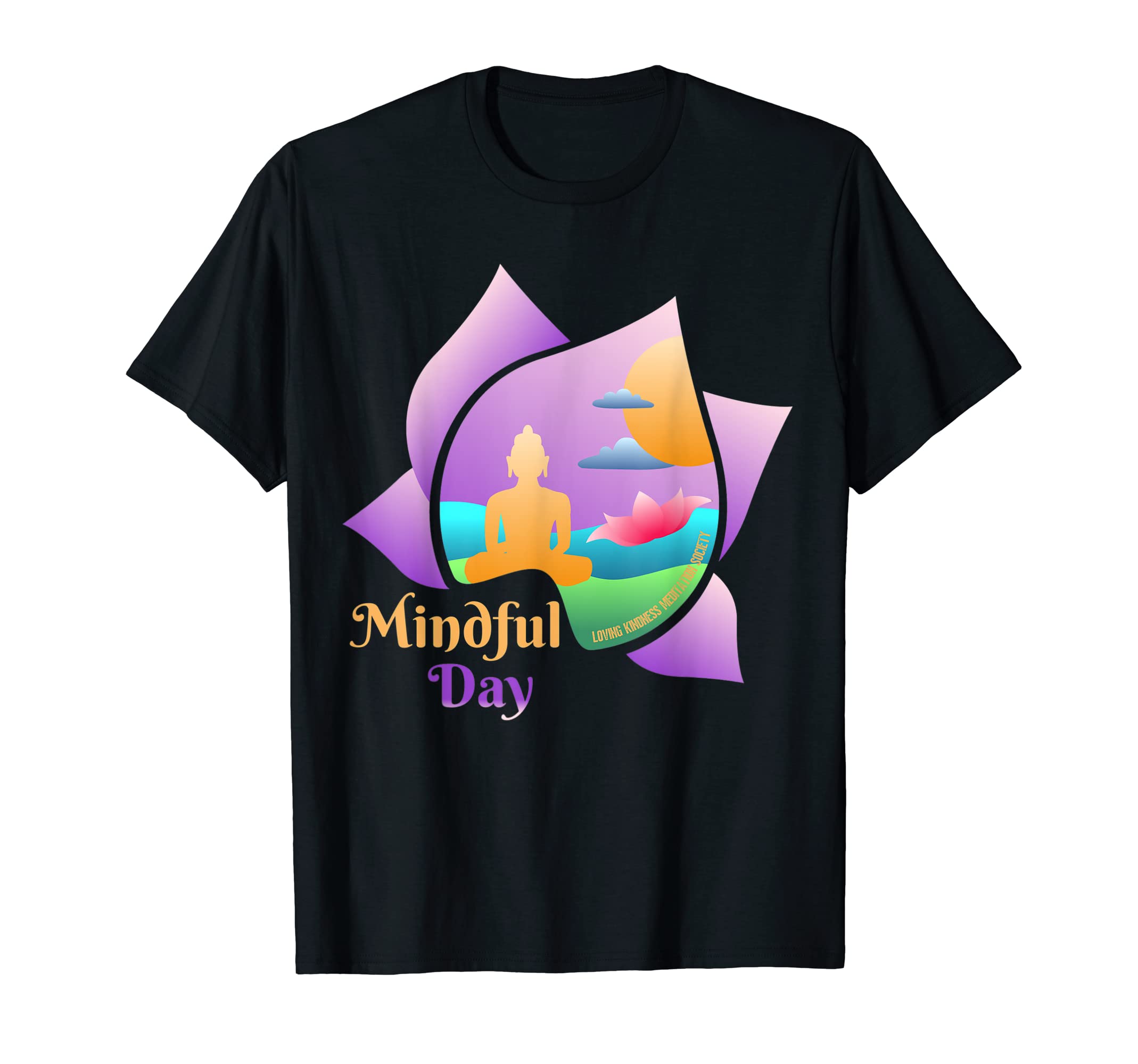 Mindfulness Buddha Buddhism Spiritual Yoga T-Shirt - Unique Graphic Unisex - T-Shirt, Sweatshirt, Hoodie