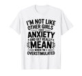 Anxiety Funny Mental Health T-Shirt - Fun Novelty Design Men Women - T-Shirt, Sweatshirt, Hoodie