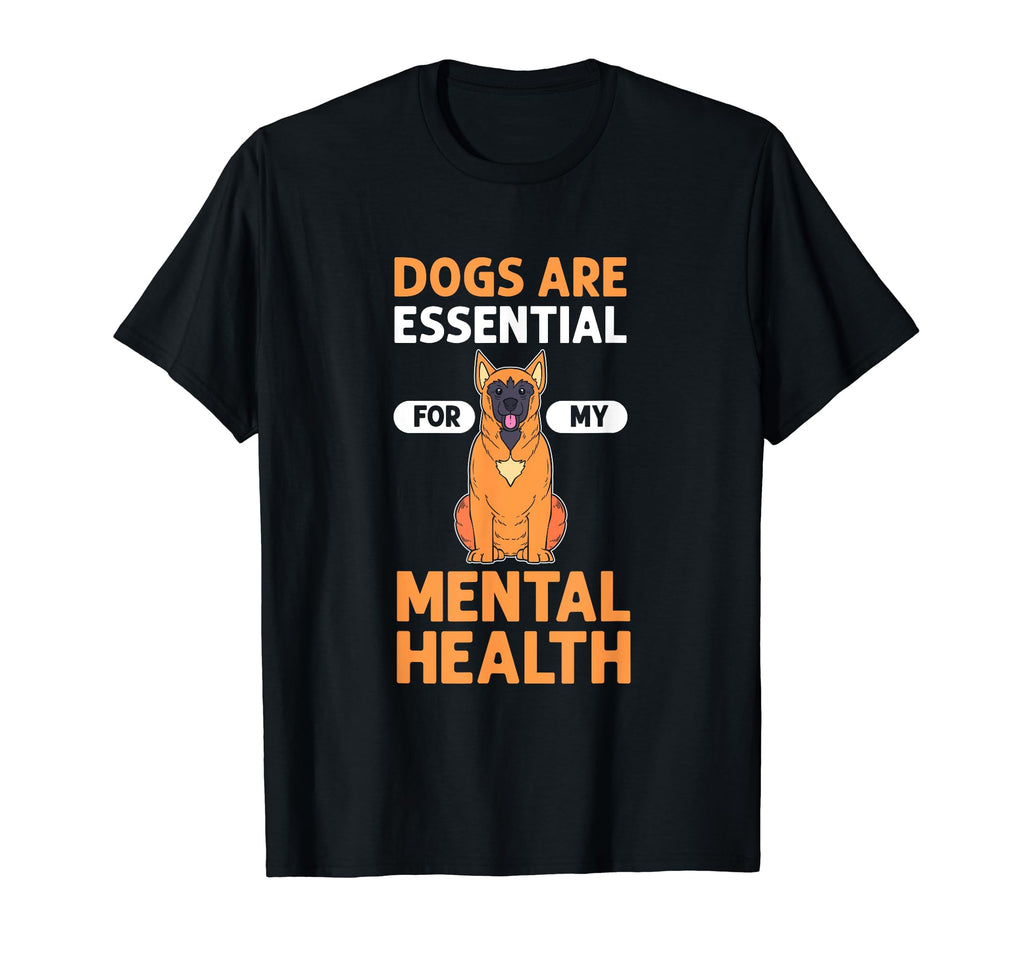 Dogs Are My Mental Health T-Shirt - Aesthetic Graphic Men Women - T-Shirt, Sweatshirt, Hoodie