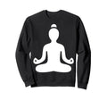 Meditating Figure Simple Silhouette Sweatshirt - Minimalist Print Unisex - T-Shirt, Sweatshirt, Hoodie