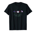 Grow Positive Thoughts Flower Floral T-Shirt - Novelty Apparel Men Women - T-Shirt, Sweatshirt, Hoodie