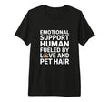 Emotional Support Human Tri Blend T-Shirt - Aesthetic Graphic Men Women - T-Shirt, Sweatshirt, Hoodie