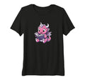 Womens Book Dragon Tri Blend T-Shirt - Aesthetic Graphic Men Women - T-Shirt, Sweatshirt, Hoodie