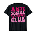 Anti Social Stoners Club Back T-Shirt - Trendy Graphic Unisex - T-Shirt, Sweatshirt, Hoodie