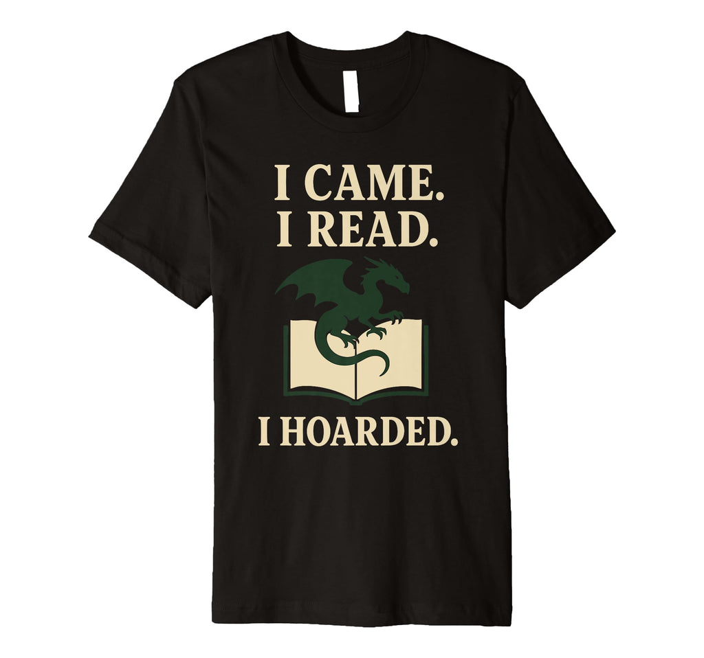 Book Dragon Fantasy Reader Cozy Reading T-Shirt - Trendy Graphic Unisex - T-Shirt, Sweatshirt, Hoodie