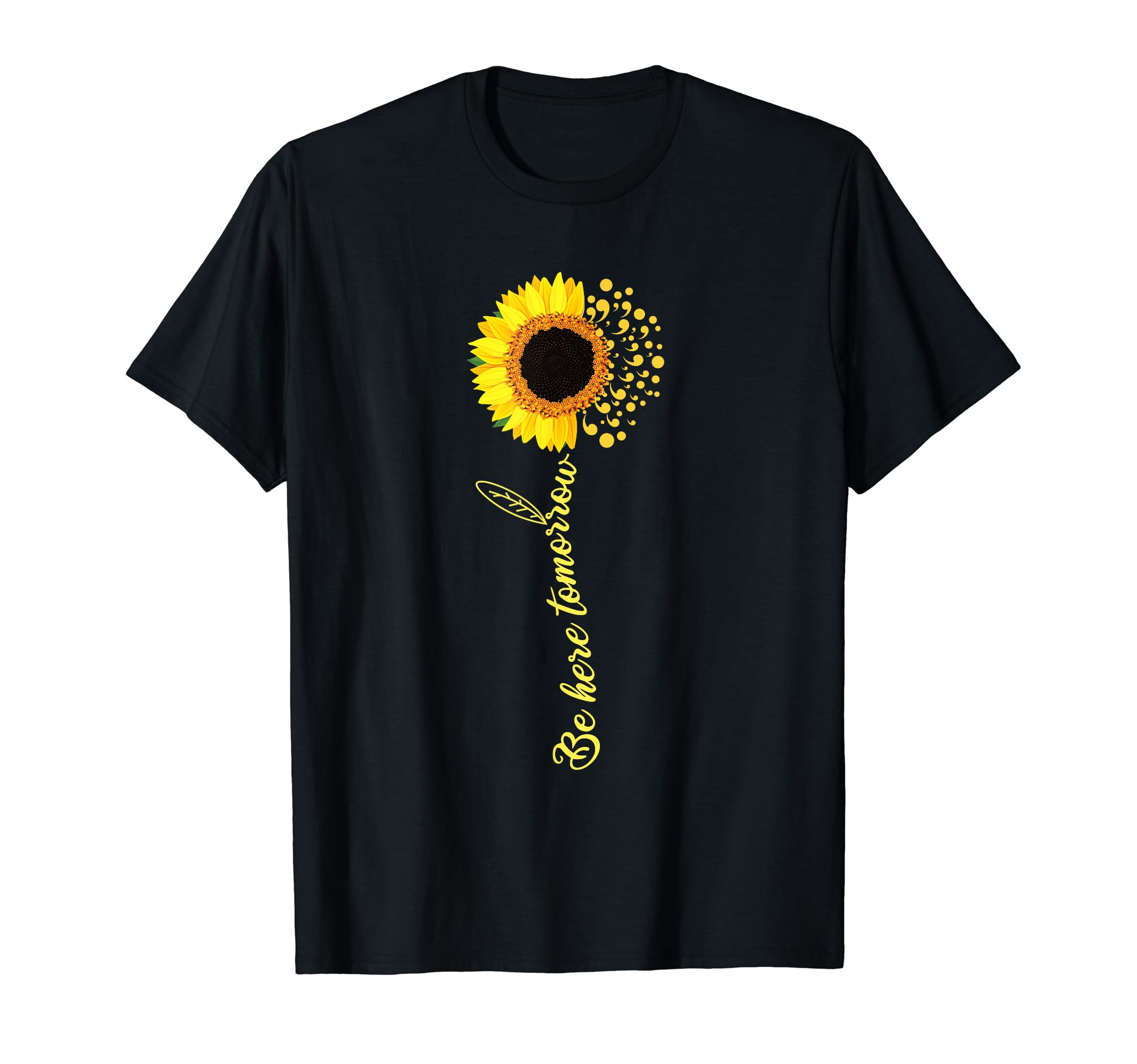 Be Here Tomorrow Mental Health T-Shirt - Minimalist Print for Adults - T-Shirt, Sweatshirt, Hoodie