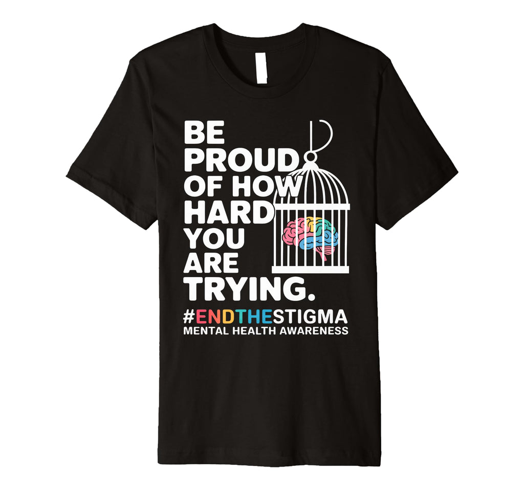 Be Proud How Hard You Are Trying End T-Shirt - Minimalist Print for Adults - T-Shirt, Sweatshirt, Hoodie