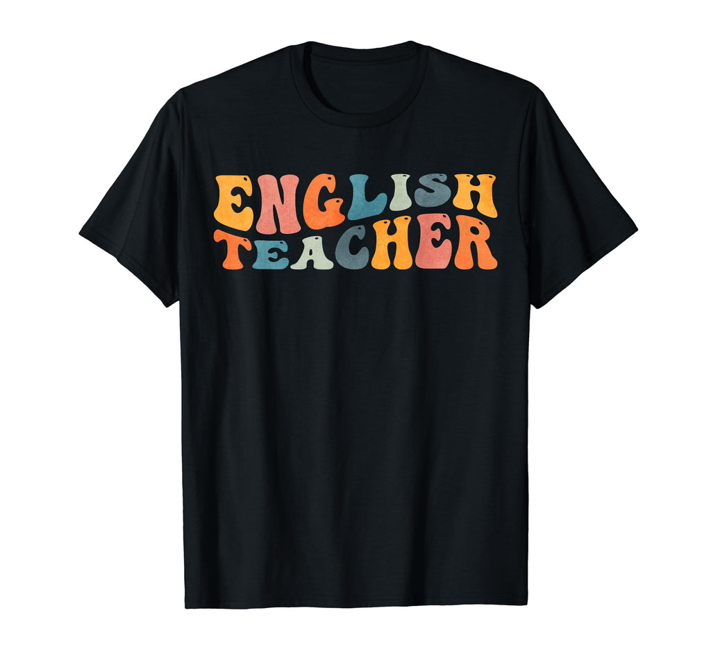 Groovy English Teacher Grammar Literature T-Shirt - Unique Graphic Unisex - T-Shirt, Sweatshirt, Hoodie