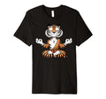 Meditation Tiger Yoga Pose Relaxing T-Shirt - Minimalist Print Unisex - T-Shirt, Sweatshirt, Hoodie