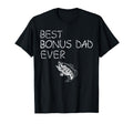Stepdad Fishing Best Bonus Dad Ever T-Shirt - Minimalist Print Men Women - T-Shirt, Sweatshirt, Hoodie