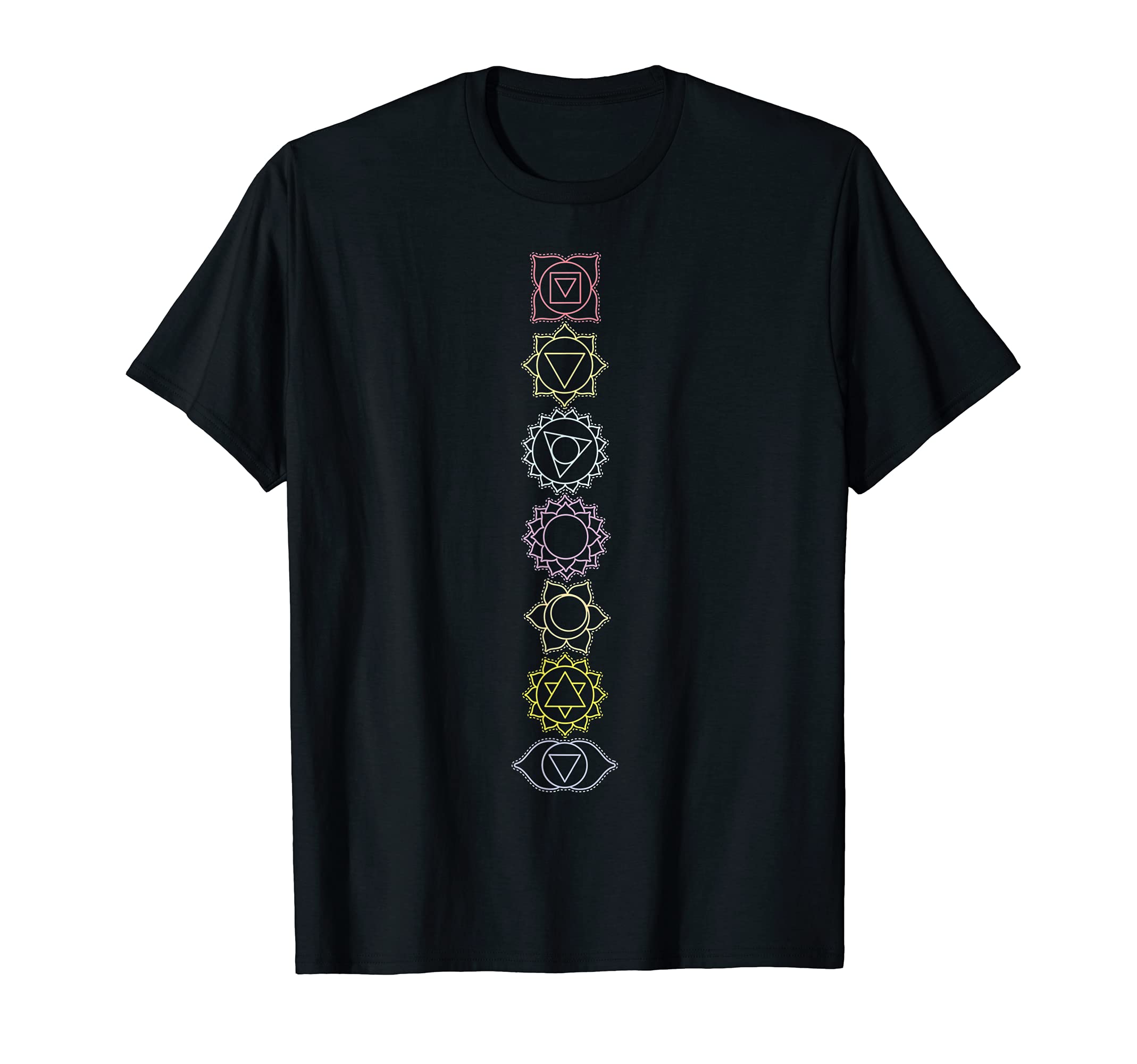Seven Chakras Spiritual T-Shirt - Casual Everyday Wear Men Women - T-Shirt, Sweatshirt, Hoodie