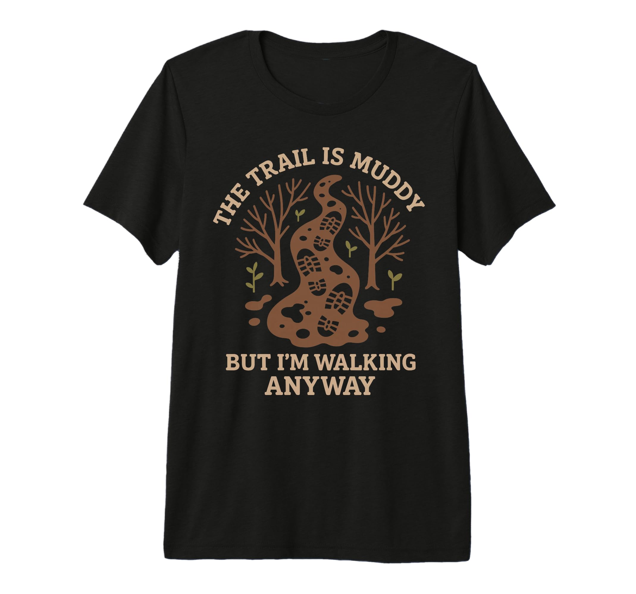 Forest Walk Overthinker Mental Reset T-Shirt - Streetwear Style Unisex - T-Shirt, Sweatshirt, Hoodie