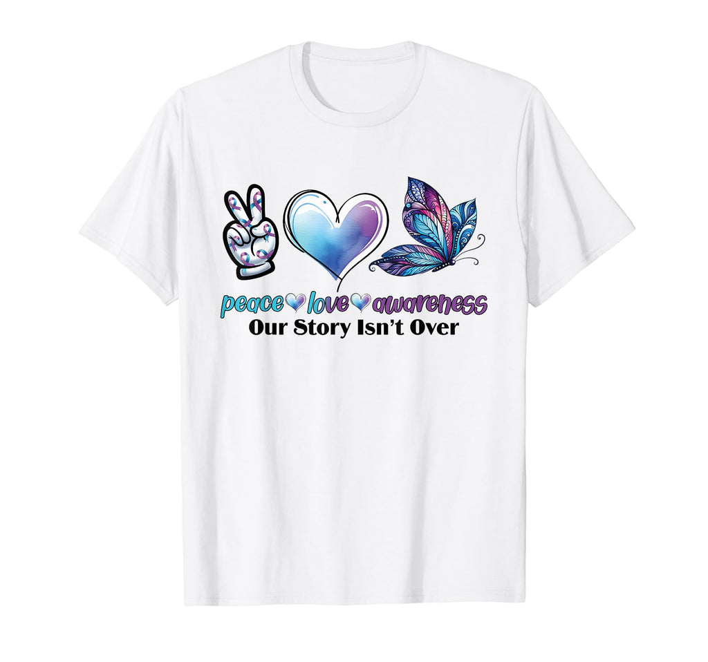 Our Story Isnt Over Mental Health T-Shirt - Novelty Apparel Men Women - T-Shirt, Sweatshirt, Hoodie