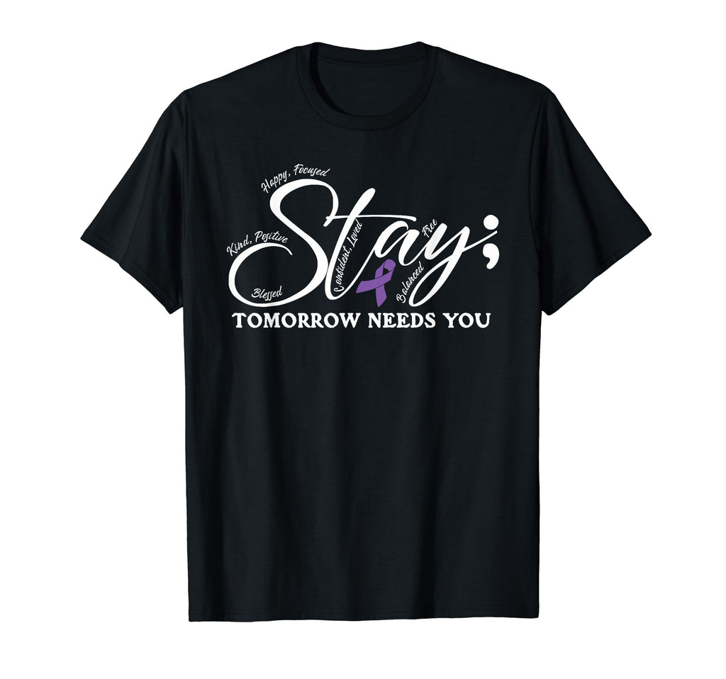Tomorrow Needs You Suicide Awareness T-Shirt - Minimalist Print for Adults - T-Shirt, Sweatshirt, Hoodie