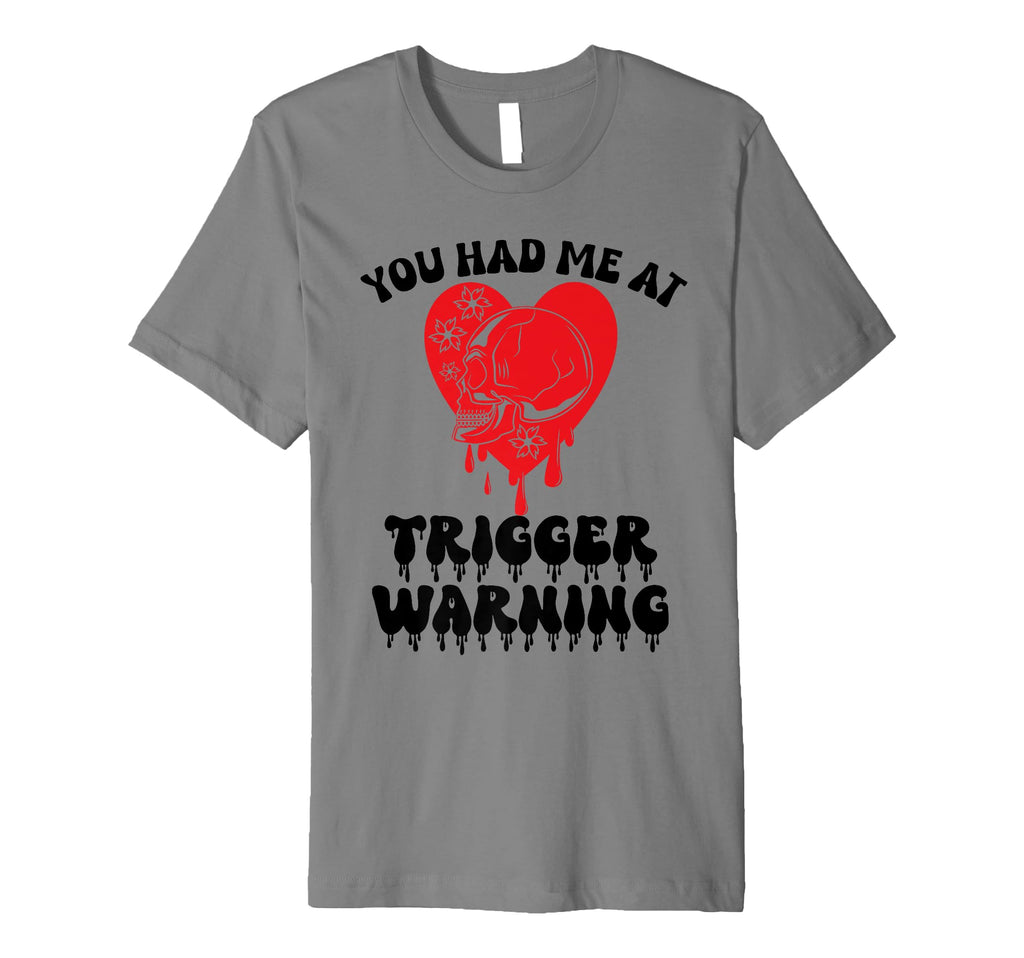 Dark Romance Trigger Warning Spicy T-Shirt - Custom Art Print Men Women - T-Shirt, Sweatshirt, Hoodie