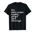 Pov Peace Four Words Loading Please T-Shirt - Minimalist Print Men Women - T-Shirt, Sweatshirt, Hoodie