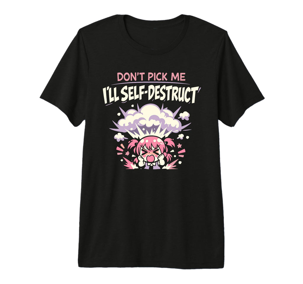 Anime Anxiety Overthinking Weeb Kawaii T-Shirt - Unique Graphic Unisex - T-Shirt, Sweatshirt, Hoodie