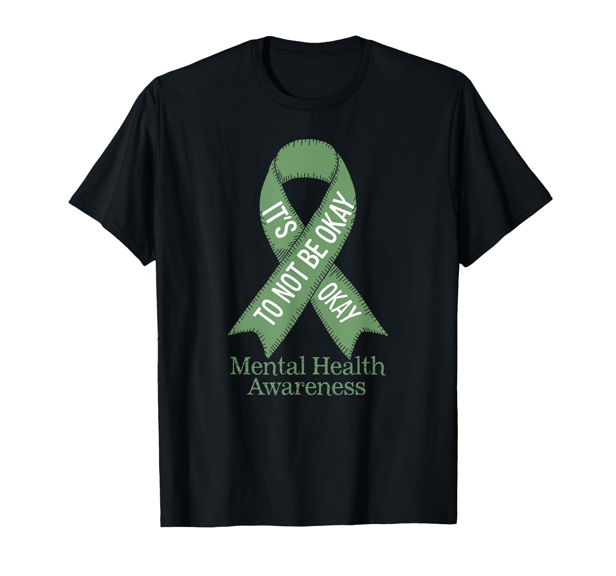Its Okay To Not Be Okay Mental T-Shirt - Aesthetic Graphic for Adults - T-Shirt, Sweatshirt, Hoodie