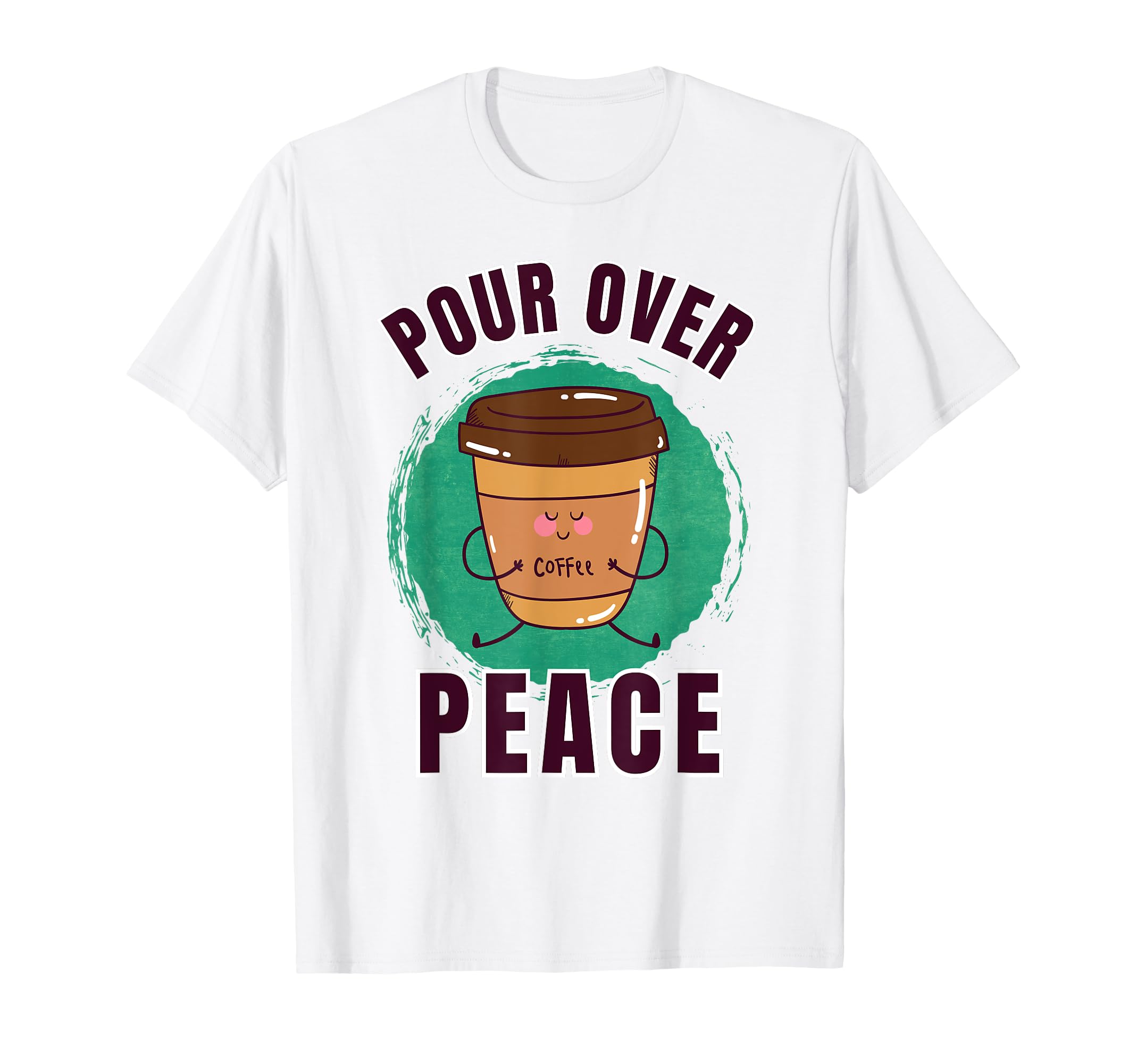 Funny Pour Over Coffee Yoga T-Shirt - Novelty Apparel Men Women - T-Shirt, Sweatshirt, Hoodie
