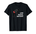 Low Social Battery Loading Introvert T-Shirt - Custom Art Print Unisex - T-Shirt, Sweatshirt, Hoodie