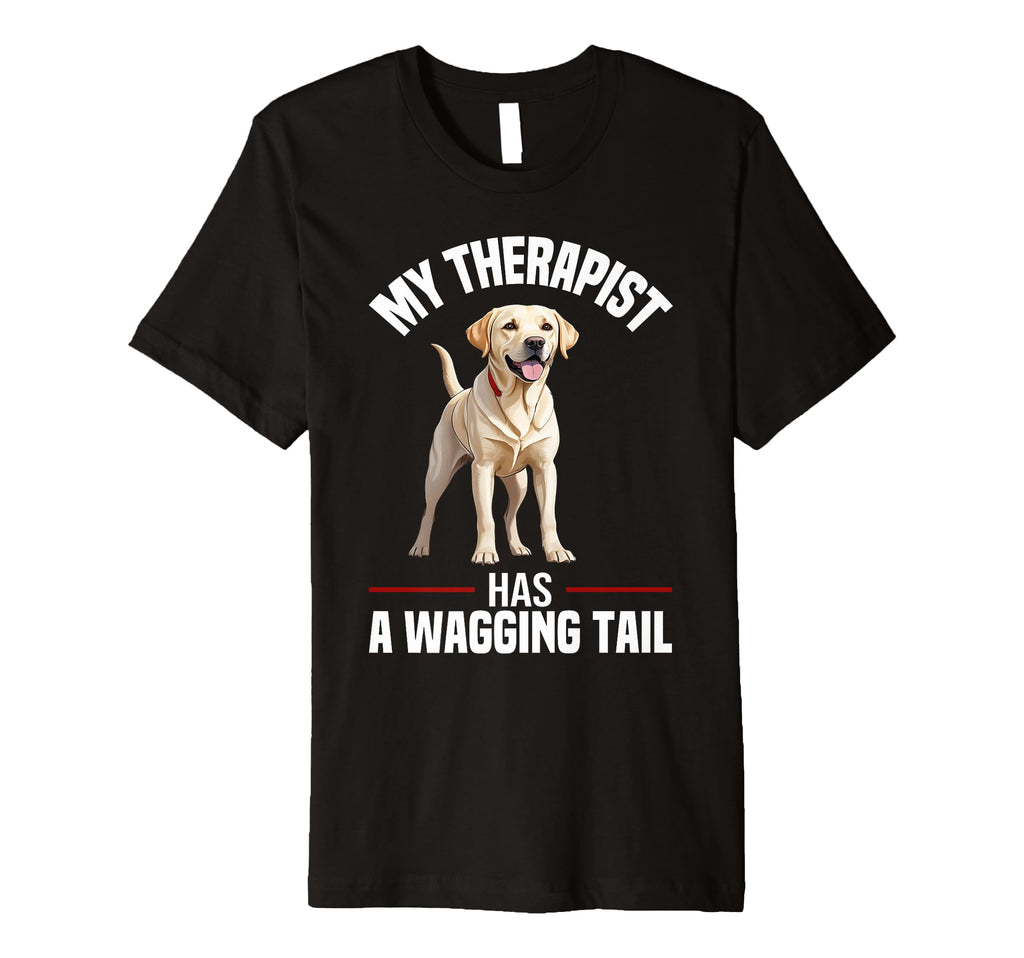 Funny Therapy Service Dog Labrador T-Shirt - Trendy Graphic for Adults - T-Shirt, Sweatshirt, Hoodie