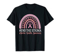 End Stigma Mental Health Awareness T-Shirt - Novelty Apparel Unisex - T-Shirt, Sweatshirt, Hoodie