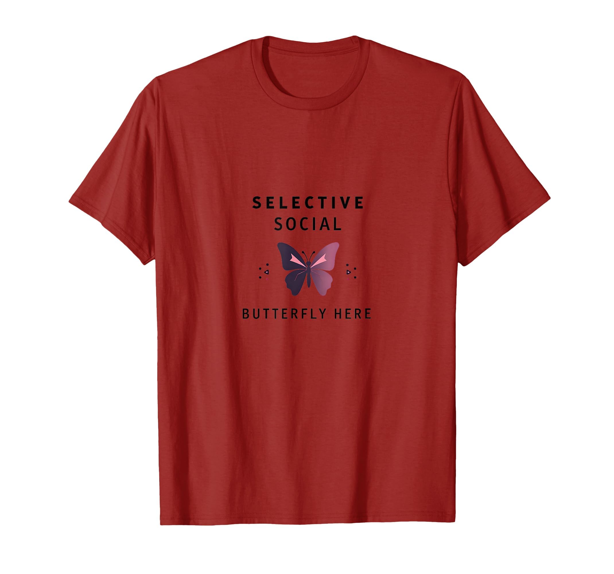 Selective Anti Social Butterfly T-Shirt - Aesthetic Graphic Men Women - T-Shirt, Sweatshirt, Hoodie