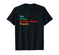 Eat Sleep Revision Books Repeat Revision T-Shirt - Graphic Print Unisex - T-Shirt, Sweatshirt, Hoodie