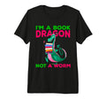 Im Book Dragon Not Worm Funny Books T-Shirt - Graphic Print for Adults - T-Shirt, Sweatshirt, Hoodie