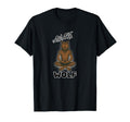 Aware Wolf Mindfulness Meditation T-Shirt - Trendy Graphic Men Women - T-Shirt, Sweatshirt, Hoodie