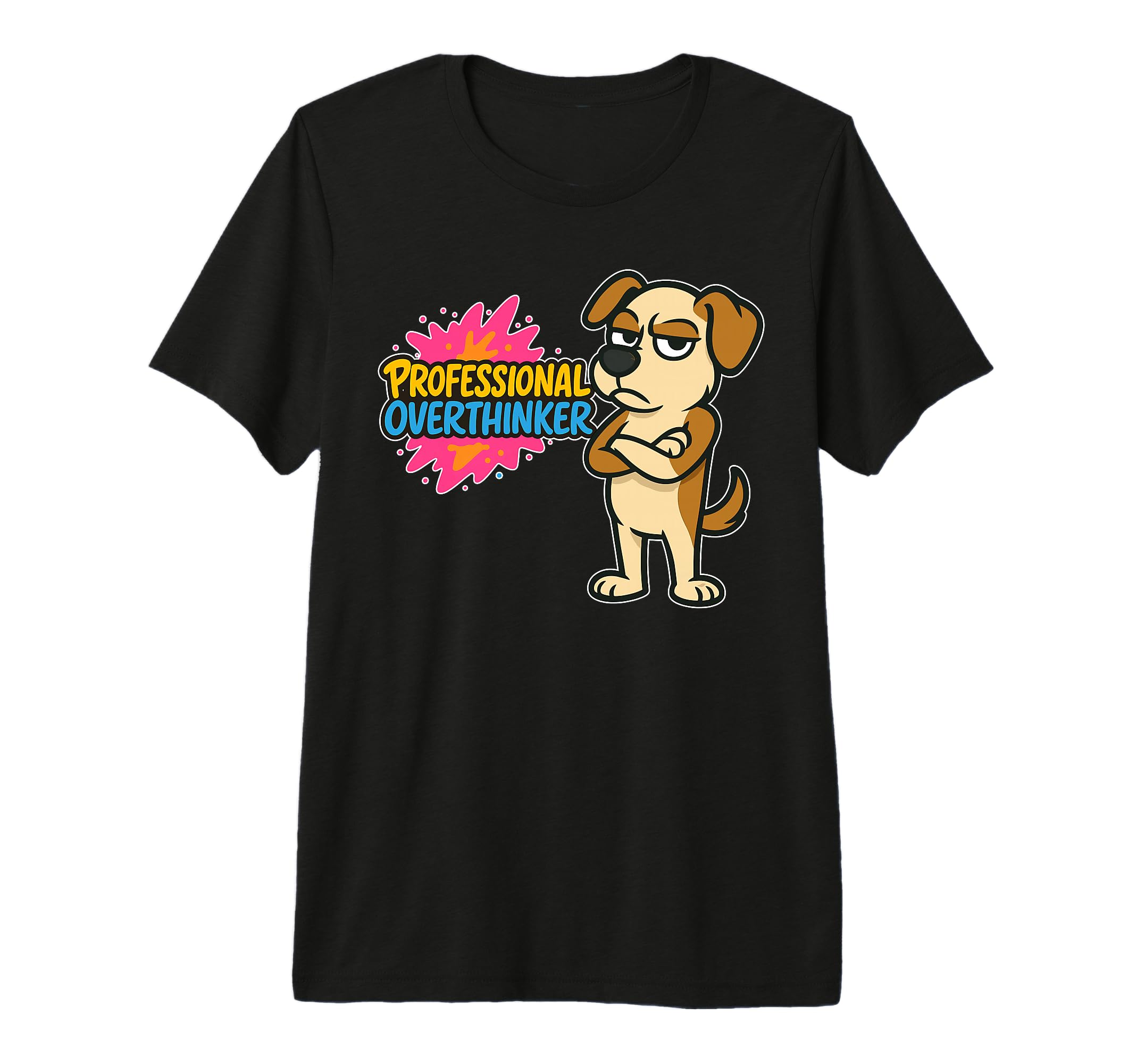 Professional Overthinker Urban Graffiti T-Shirt - Graphic Print for Adults - T-Shirt, Sweatshirt, Hoodie