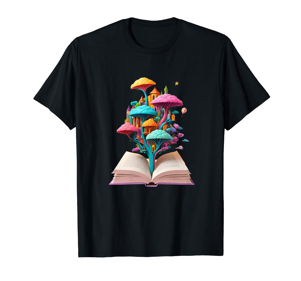 Ask Me What Im Reading Book Worm T-Shirt - Custom Art Print Men Women - T-Shirt, Sweatshirt, Hoodie