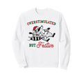 Overstimulated But Festive Raccoon Sweatshirt - Novelty Apparel Men Women - T-Shirt, Sweatshirt, Hoodie