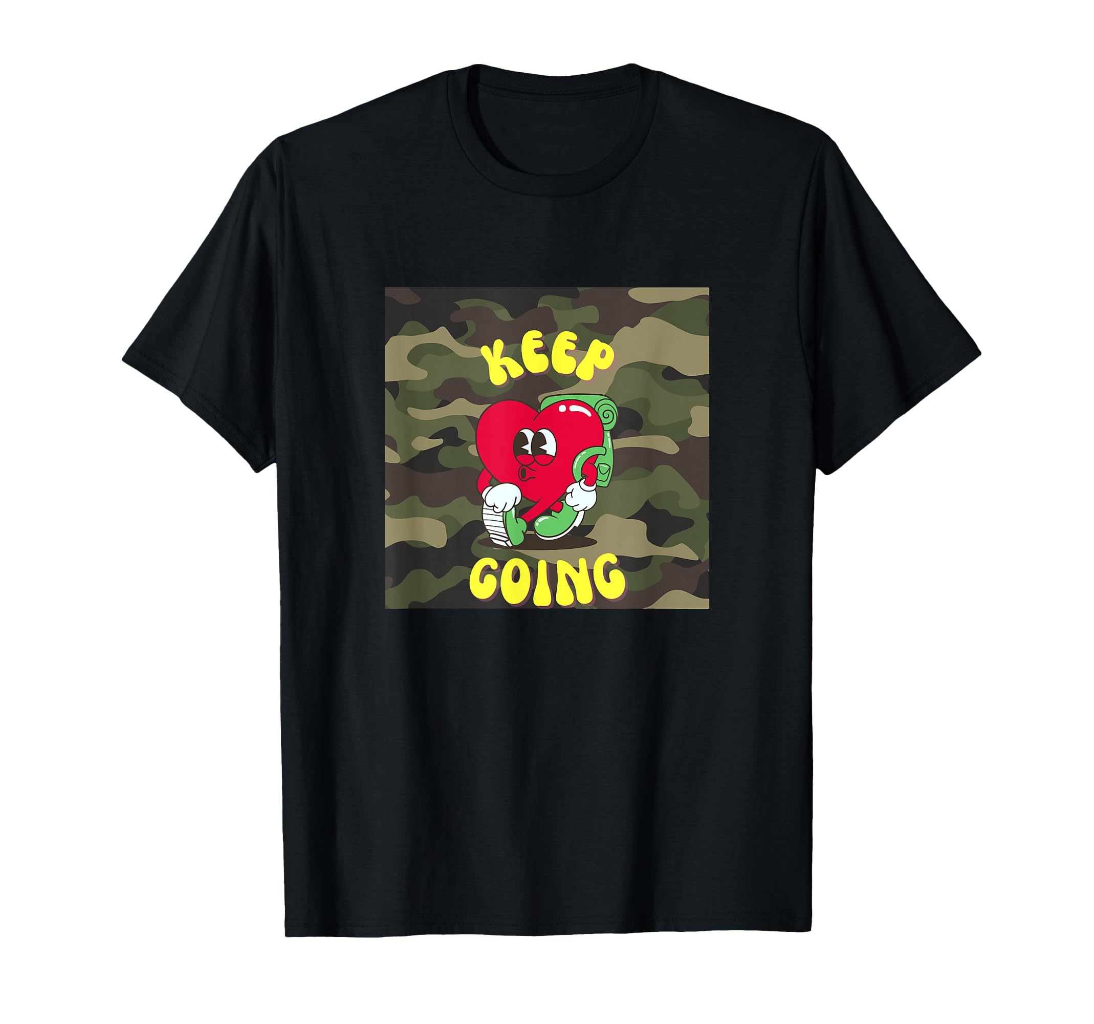 Keep Going Motivational T-Shirt - Graphic Print Men Women - T-Shirt, Sweatshirt, Hoodie