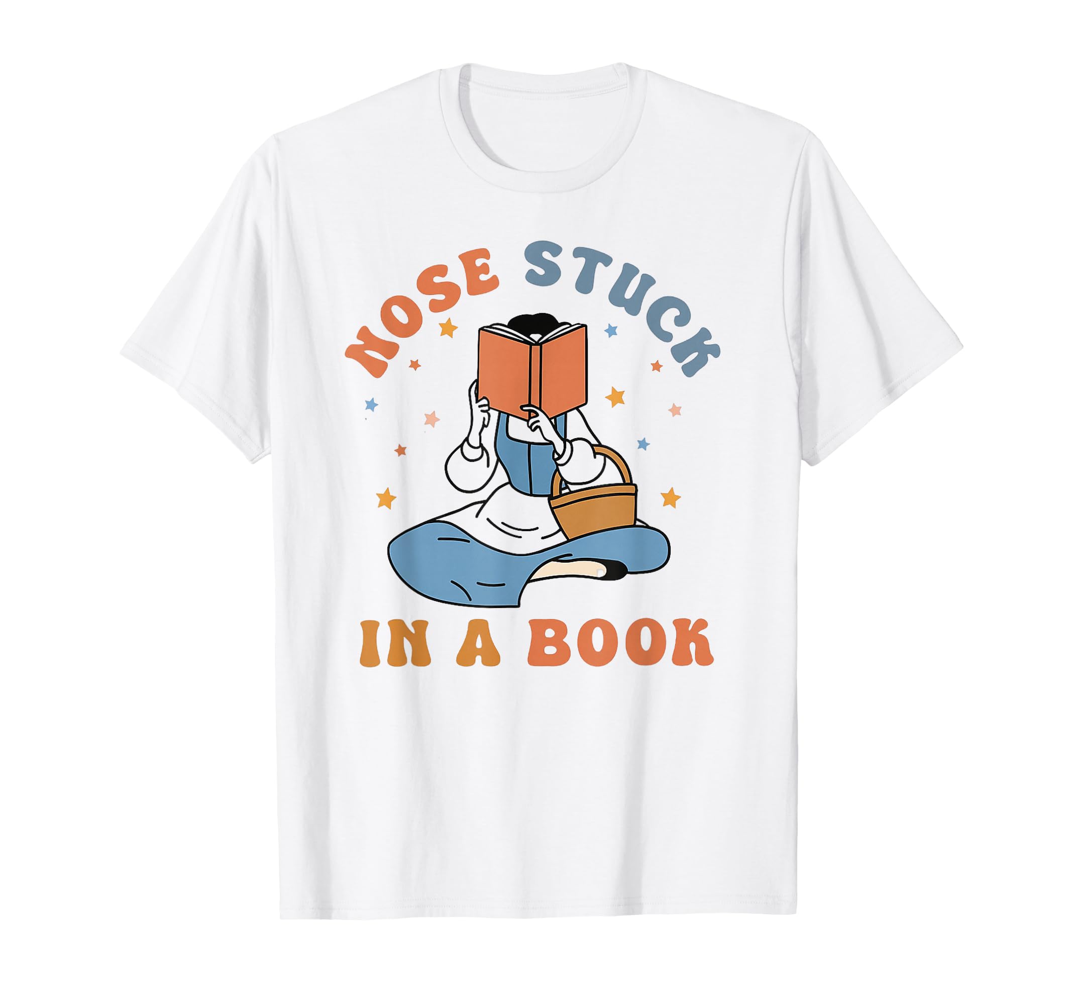 Nose Stuck Book Book Lover T-Shirt - Streetwear Style Unisex - T-Shirt, Sweatshirt, Hoodie