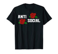 Anti Social Rose Introvert Loner T-Shirt - Casual Everyday Wear for Adults - T-Shirt, Sweatshirt, Hoodie
