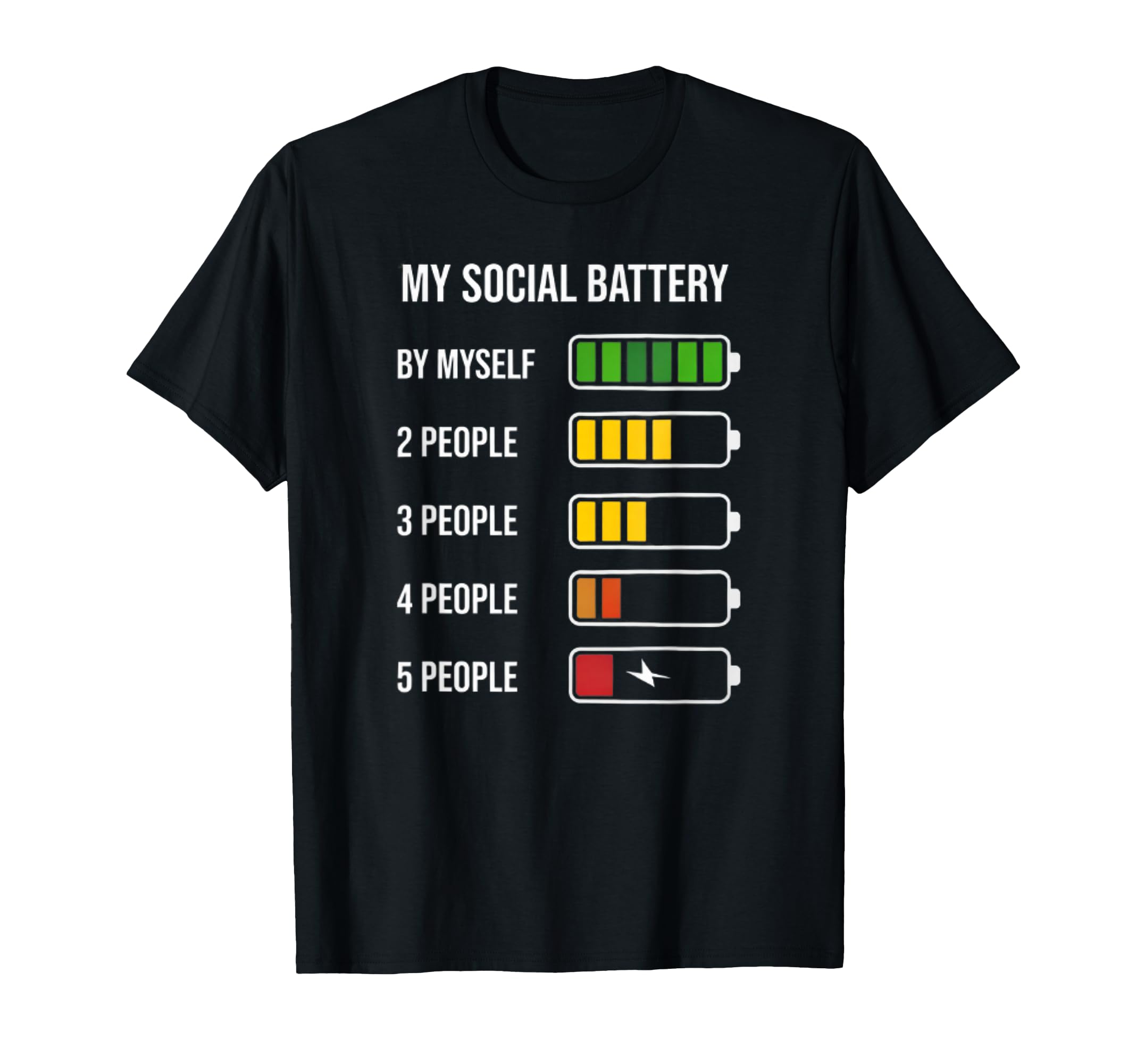 Social Battery Low Introvert Funny T-Shirt - Aesthetic Graphic for Adults - T-Shirt, Sweatshirt, Hoodie