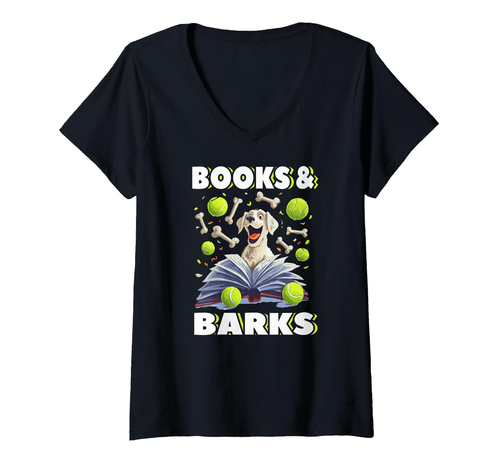 Book Story Books Barks Dogs Curl T-Shirt - Fun Novelty Design for Adults - T-Shirt, Sweatshirt, Hoodie