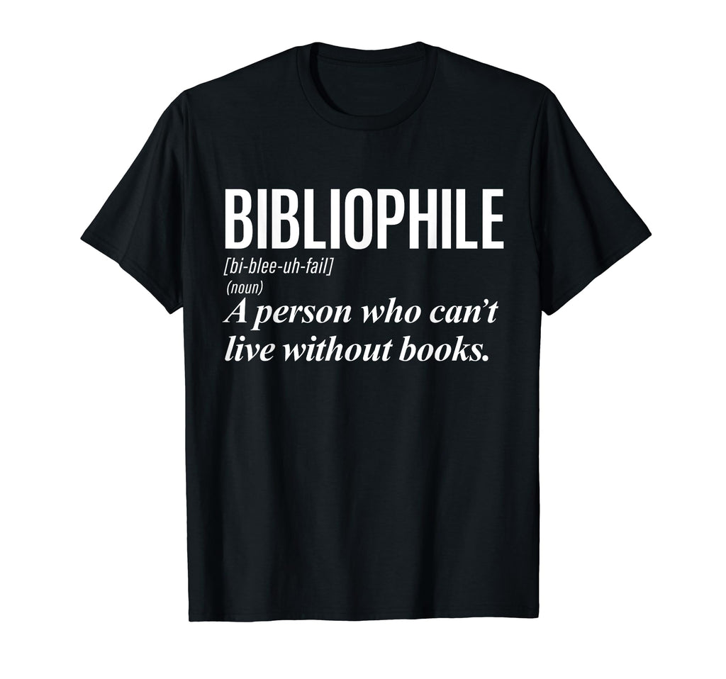 Librarian Bibliophile Person Who Cant T-Shirt - Minimalist Print Unisex - T-Shirt, Sweatshirt, Hoodie
