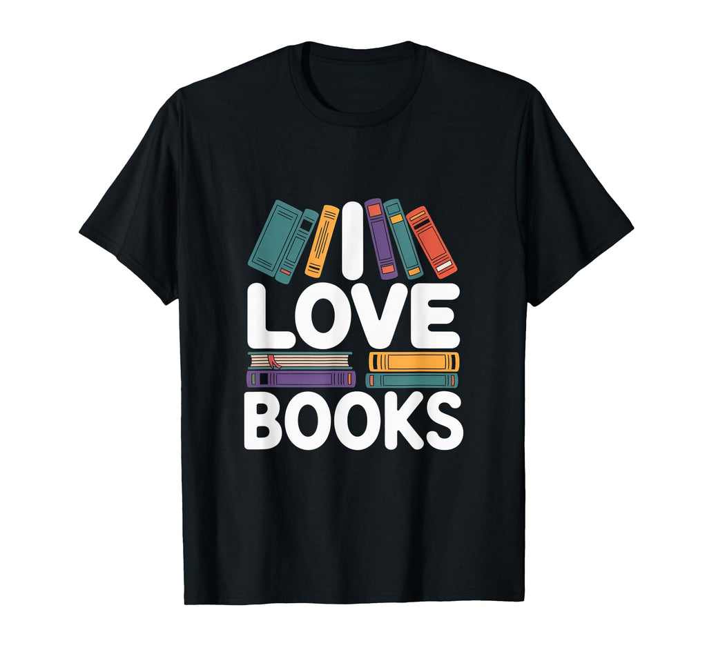 I Love Books Bookworm Bibliophile T-Shirt - Aesthetic Graphic Unisex - T-Shirt, Sweatshirt, Hoodie
