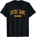 Notre Dame in Vintage Athletic Sports Design JG3 T-Shirt Unisex T-shirt, Sweatshirt, Hoodie, Long Sleeve Tee - T-Shirt, Sweatshirt, Hoodie