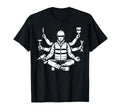 Funny Meditation Construction Worker T-Shirt - Streetwear Style for Adults - T-Shirt, Sweatshirt, Hoodie