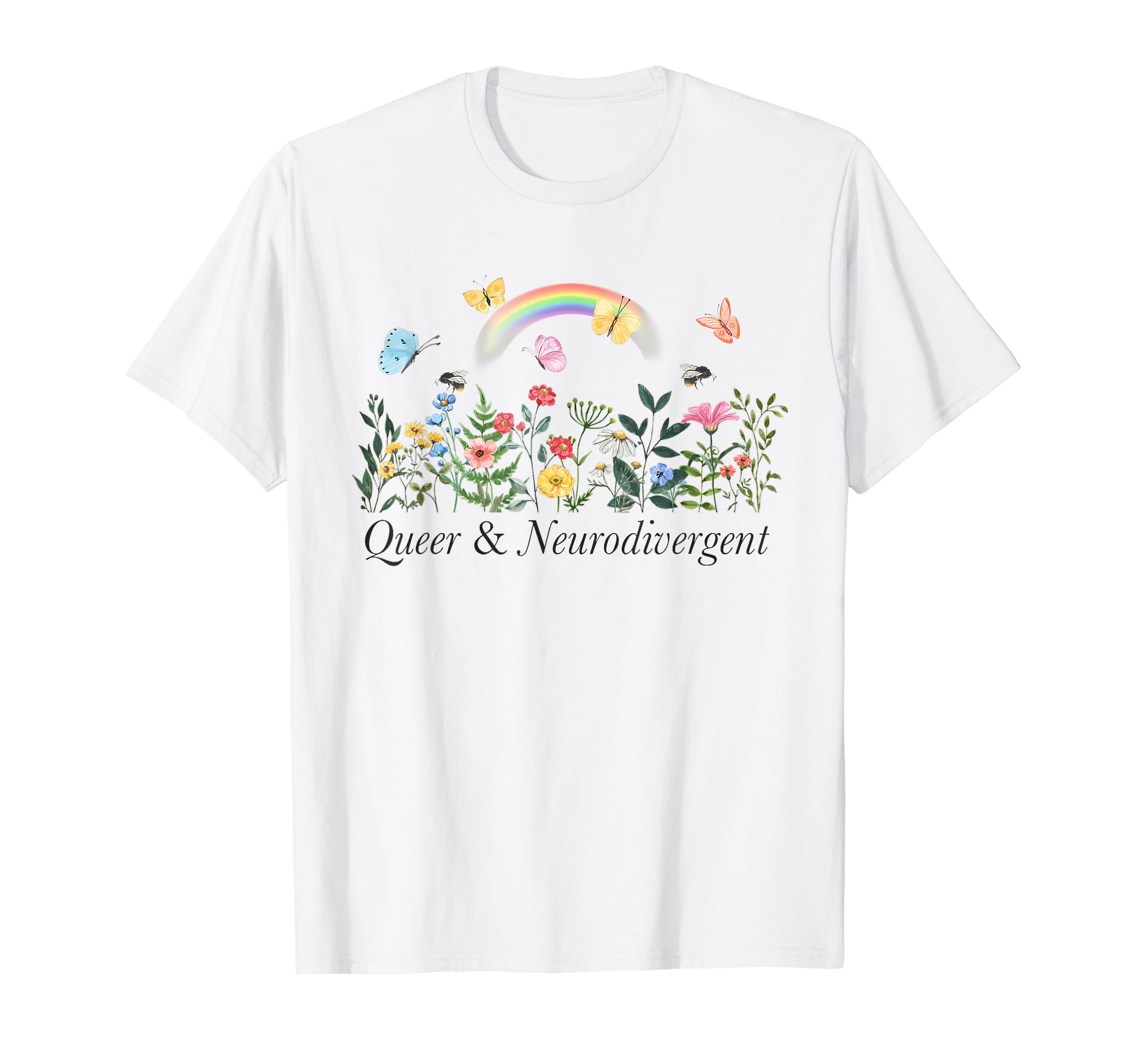 Queer And Neurodiversity Adhd Awareness T-Shirt - Aesthetic Graphic Unisex - T-Shirt, Sweatshirt, Hoodie