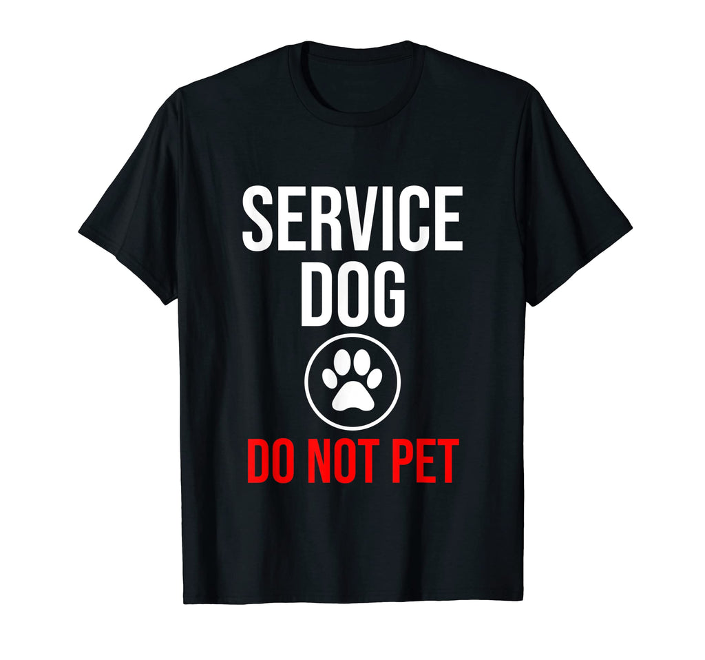 Service Dog Do Not Pet Funny Emotional T-Shirt - Trendy Graphic Men Women - T-Shirt, Sweatshirt, Hoodie
