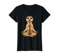 Zen Meerkat Meditation Funny Wildlife T-Shirt - Custom Art Print Men Women - T-Shirt, Sweatshirt, Hoodie