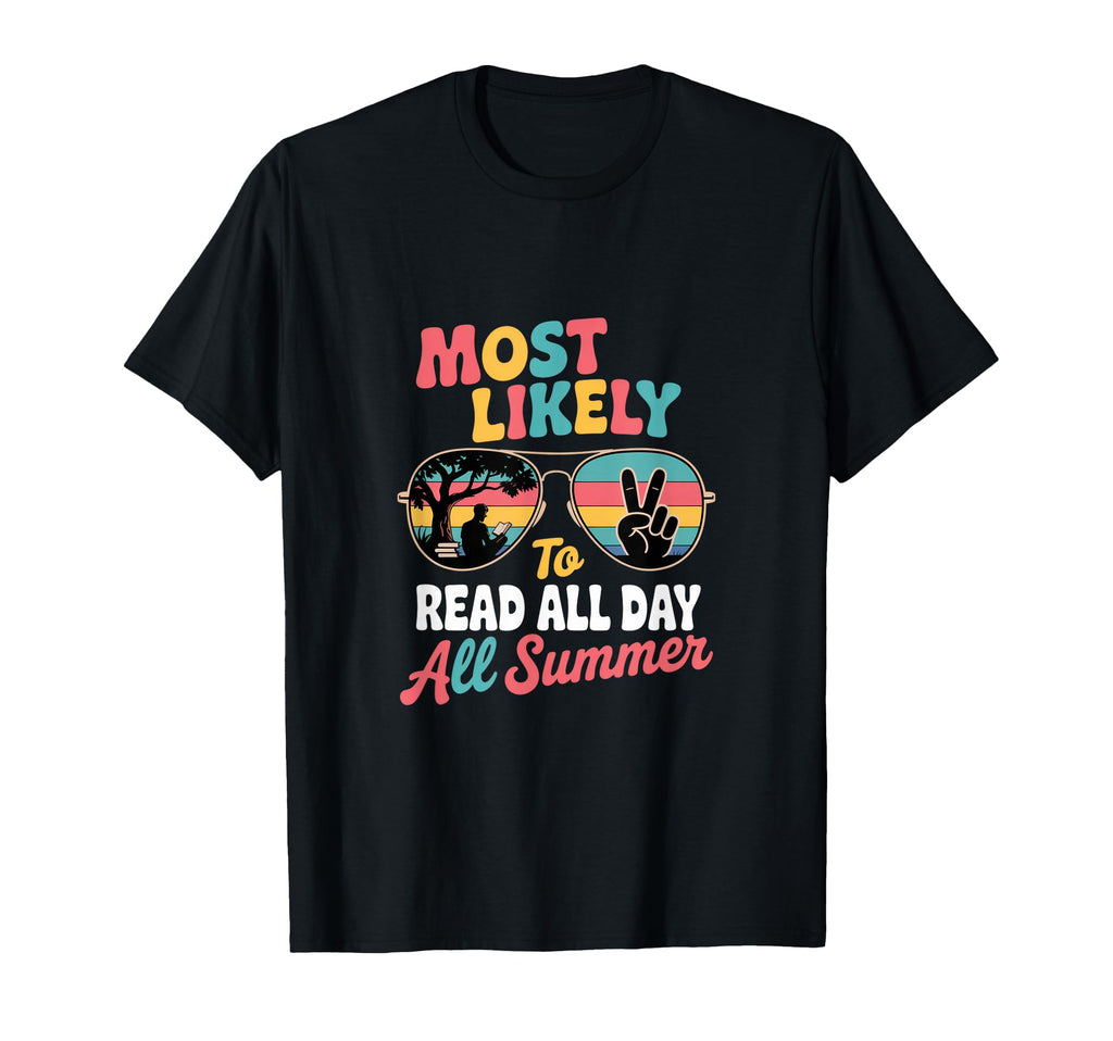 Book Lover Gift Summer Reading T-Shirt - Minimalist Print for Adults - T-Shirt, Sweatshirt, Hoodie