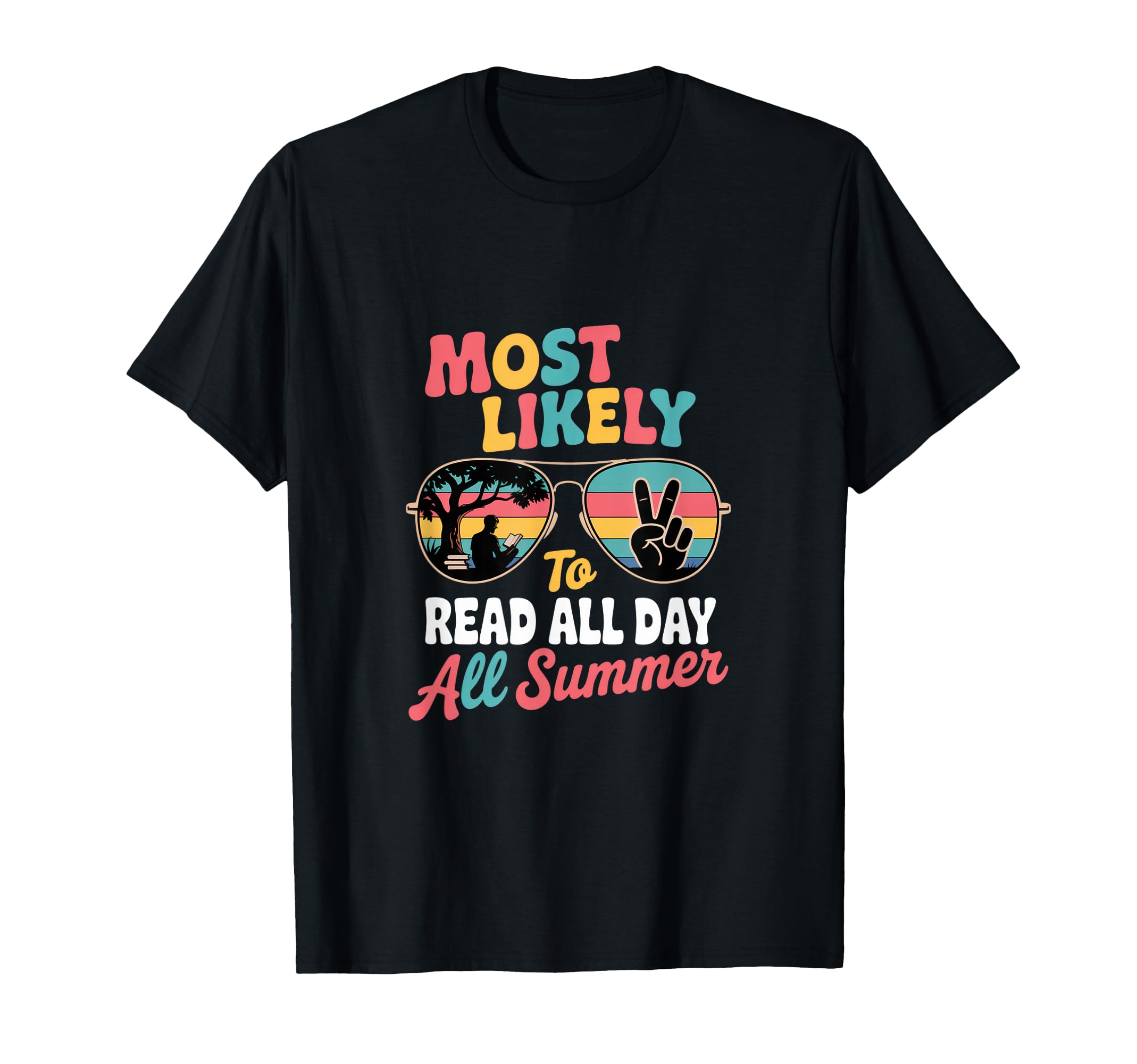 Book Lover Gift Summer Reading T-Shirt - Minimalist Print for Adults - T-Shirt, Sweatshirt, Hoodie