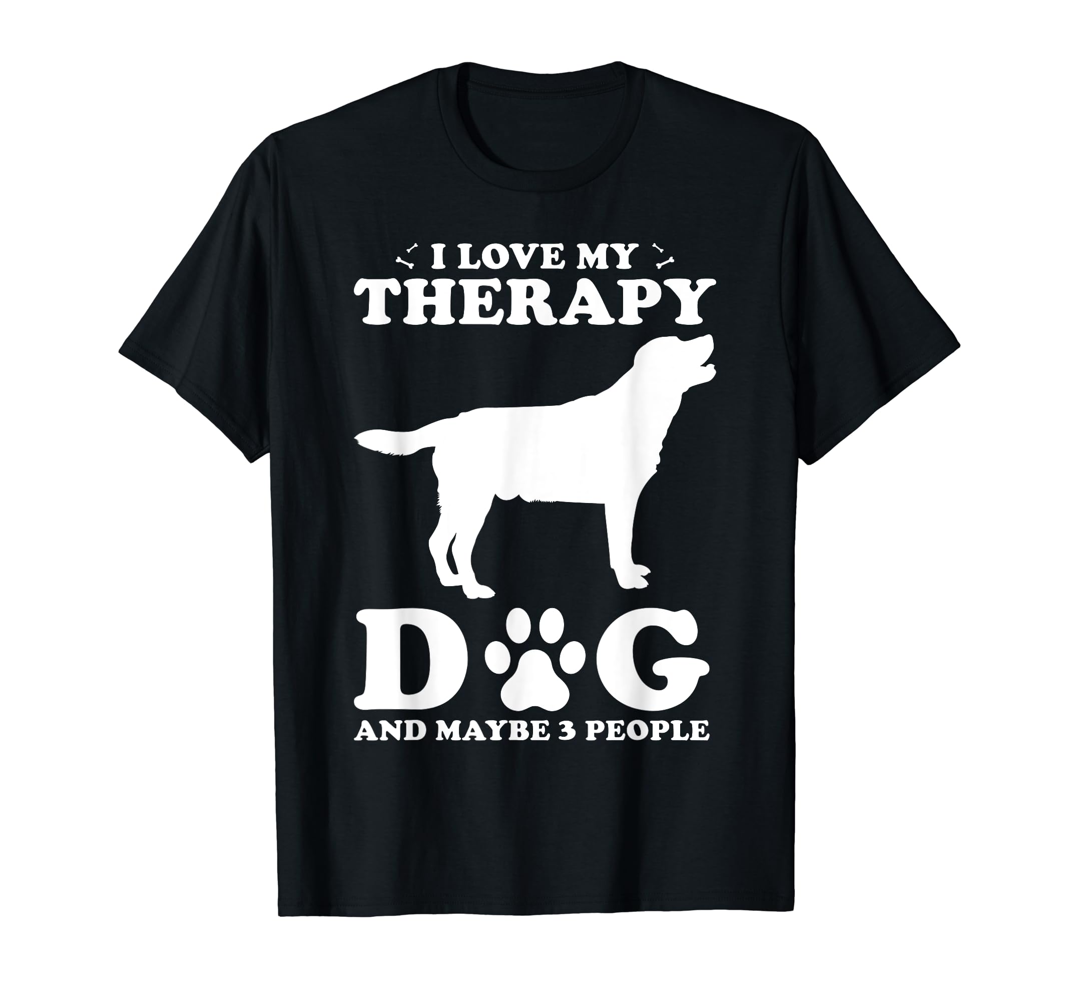 Therapy Dog I Love My Therapy Dog T-Shirt - Minimalist Print for Adults - T-Shirt, Sweatshirt, Hoodie