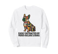 French Bulldog Dog Books Nerds Book Sweatshirt - Novelty Apparel Unisex - T-Shirt, Sweatshirt, Hoodie