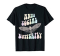 Funny Anti Social Butterfly Club Shy T-Shirt - Unique Graphic for Adults - T-Shirt, Sweatshirt, Hoodie